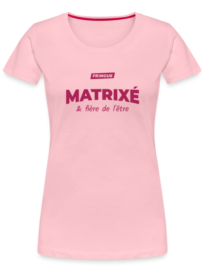 t-shirt femme matrixé édition rose fr1ngue gta rp streamer merch gaming