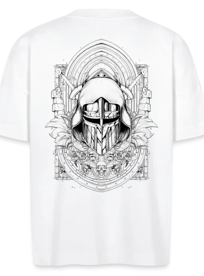 dhalen organic oversize t-shirt white unisex twitch french youtube streamer fr1ngue