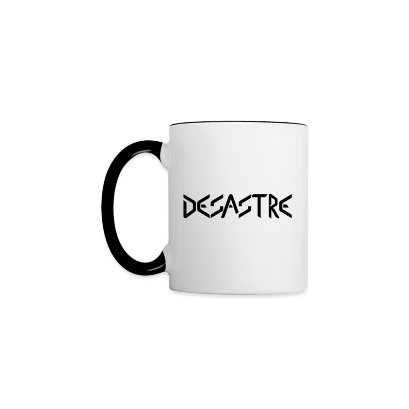 Mug contrasté blanc Desastre fr1ngue streamer stream twitch france français