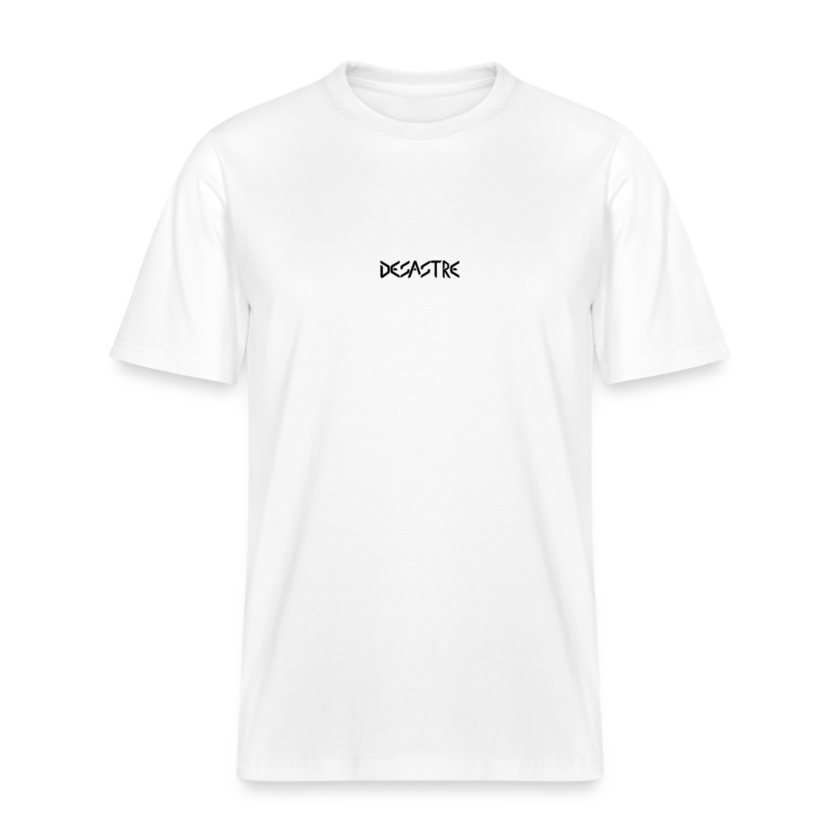 T-shirt bio blanc Unisexe Desastre fr1ngue streamer stream twitch france français