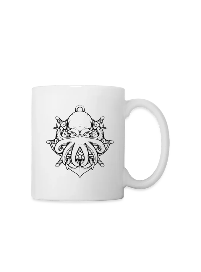 Mug blanc édition Kraken Dhalen twitch français youtube streamer fr1ngue