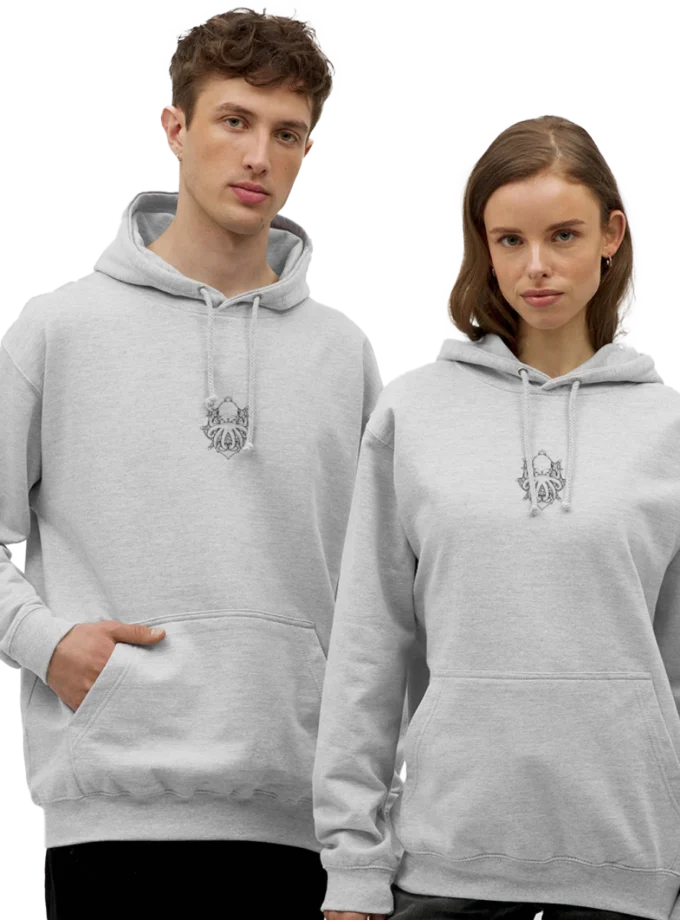 Sweat-shirt gris édition Kraken Unisexe Dhalen twitch français youtube streamer fr1ngue