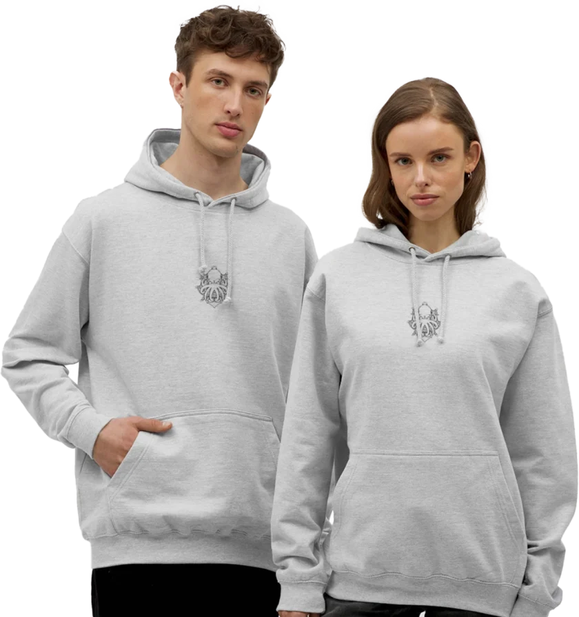 Sweat-shirt gris édition Kraken Unisexe Dhalen twitch français youtube streamer fr1ngue