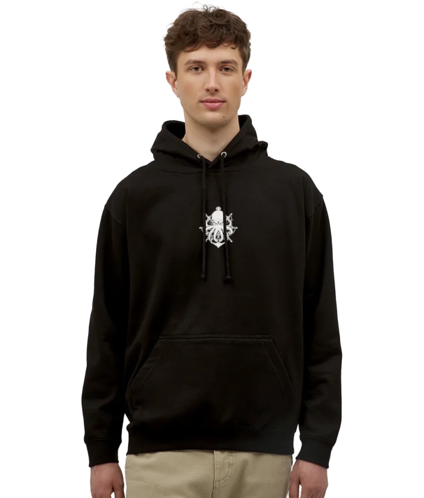 Sweat-shirt noir édition Kraken Unisexe Dhalen twitch français youtube streamer fr1ngue