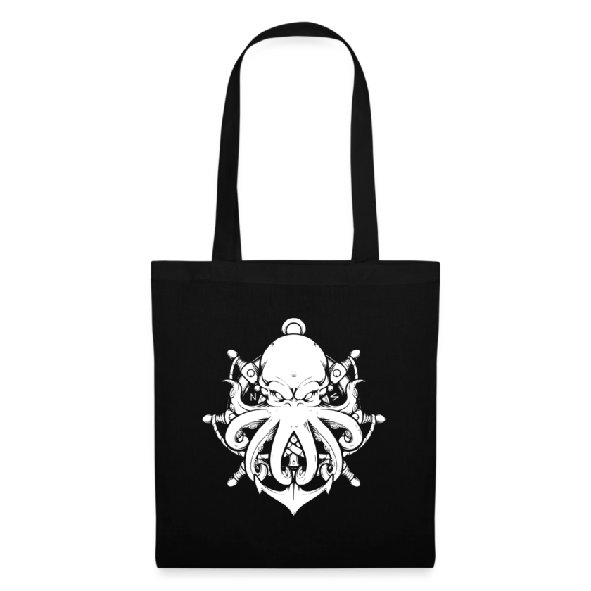 Tote Bag noir édition Kraken Dhalen twitch français youtube streamer fr1ngue