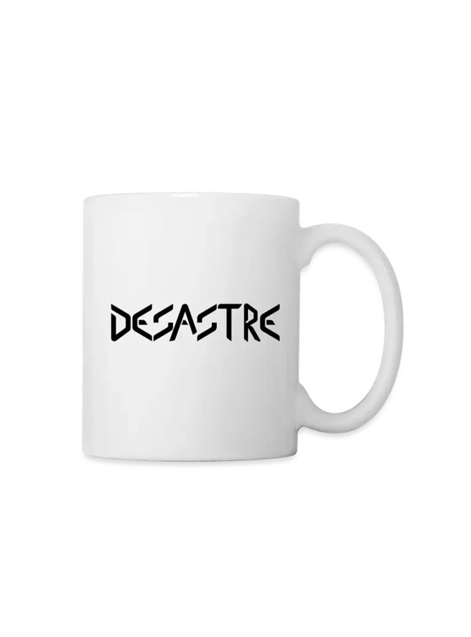 Mug blanc Desastre fr1ngue streamer stream twitch france français