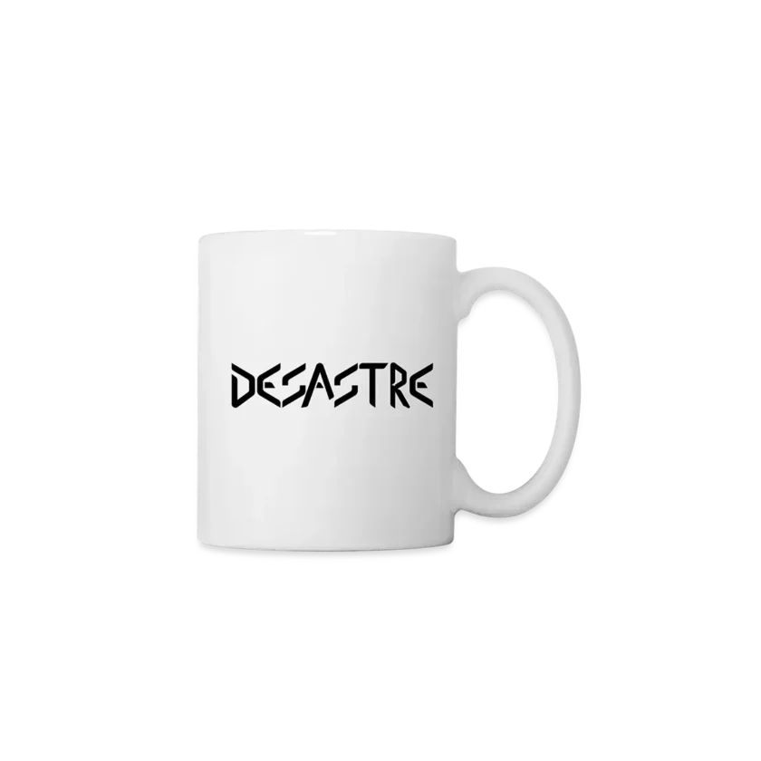 Mug blanc Desastre fr1ngue streamer stream twitch france français