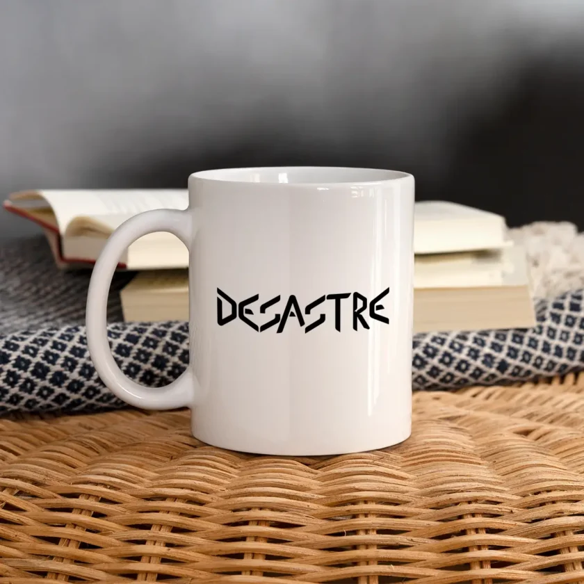 Mug blanc Desastre fr1ngue streamer stream twitch france français