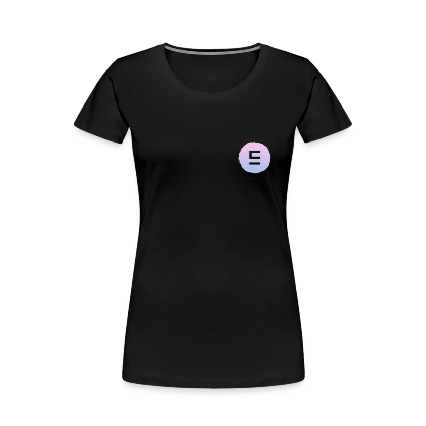 echyr tshirt femme bio noir fr1ngue twitch streamer française français france