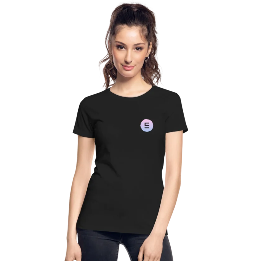 echyr tshirt femme bio noir fr1ngue twitch streamer française français france