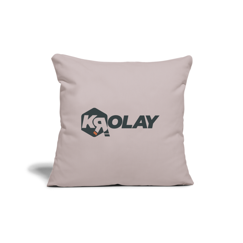 Coussin et housse taupe Krolay fr1ngue twitch streamer rust français france