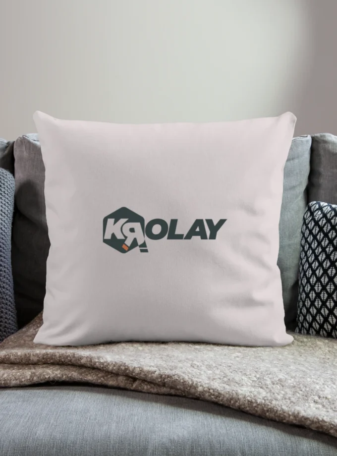 Coussin et housse taupe Krolay fr1ngue twitch streamer rust français france