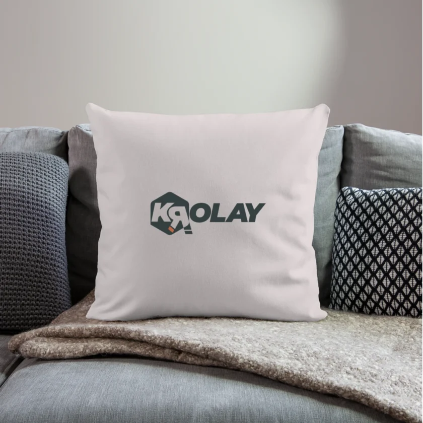 Coussin et housse taupe Krolay fr1ngue twitch streamer rust français france