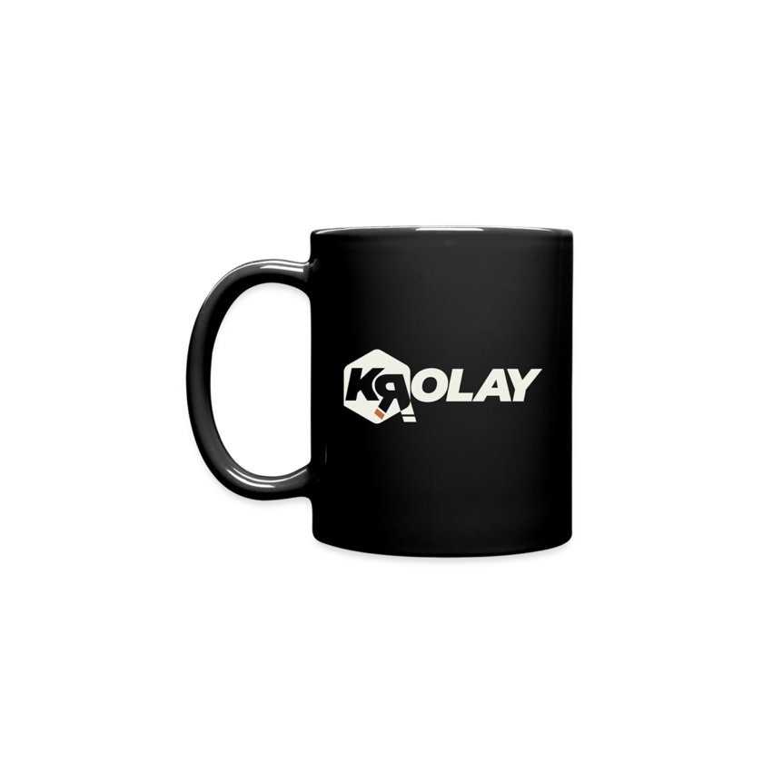 Mug noir Krolay fr1ngue twitch streamer rust français france