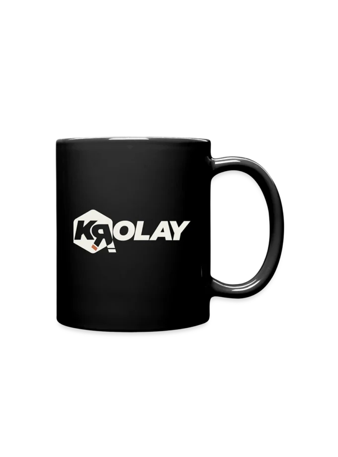 Mug noir Krolay fr1ngue twitch streamer rust français france