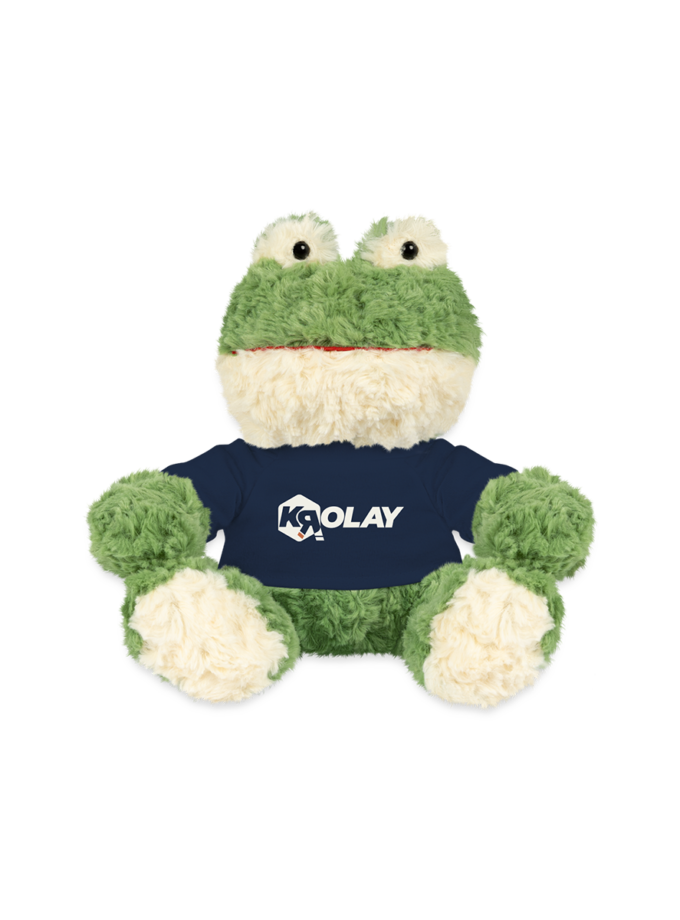 Grenouille en peluche Krolay fr1ngue twitch streamer rust français france