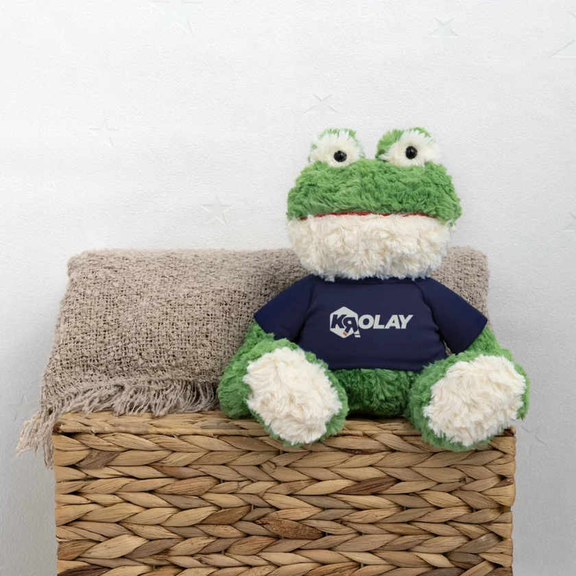 Grenouille en peluche Krolay fr1ngue twitch streamer rust français france