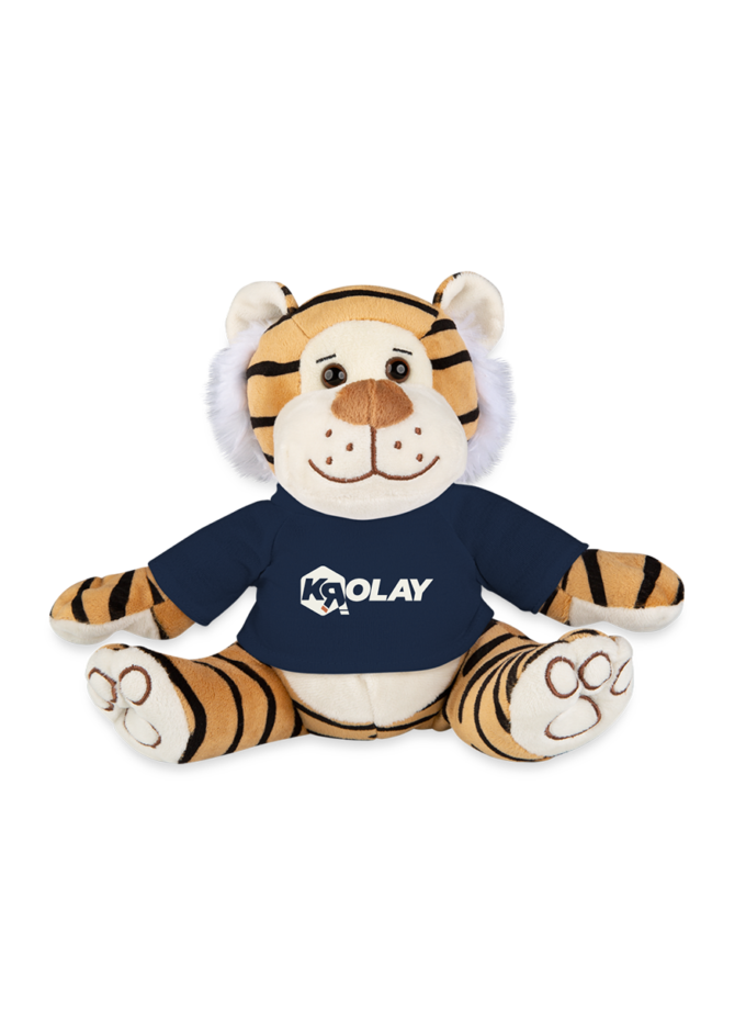 Tigre en peluche Krolay fr1ngue twitch streamer rust français france