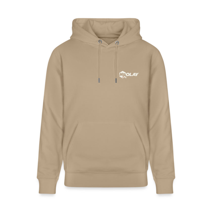 Sweat à capuche épais bio beige Unisexe Krolay fr1ngue twitch streamer rust français france