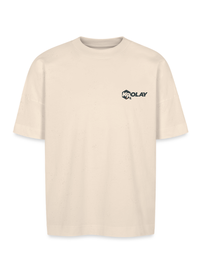 T-shirt bio Oversize beige Unisexe Krolay fr1ngue twitch streamer rust français france