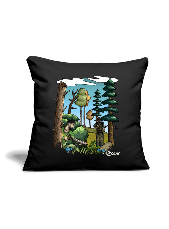 Coussin et housse noir Fougère Krolay Fr1ngue streamer rust merch vêtement twitch